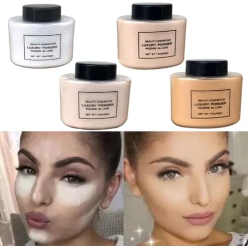 Banana Powder Smooth Loose Oil control Face Powder Makeup Concealer Mineral Finish Powder Transparent Foundation Korea Cosmetics