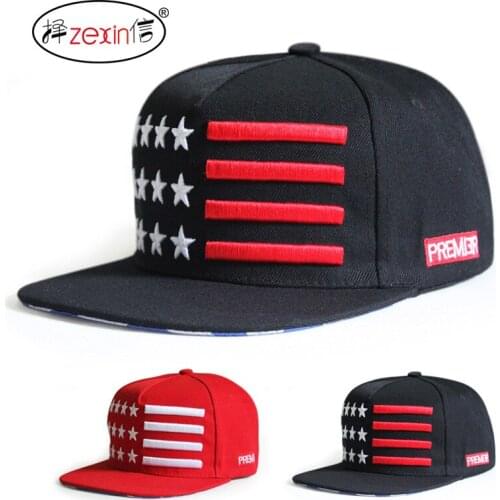 Hiphop hip-hop baseball cap hip-hop hipster hip-hop cap five-pointed star horizontal bar Thorn outdoor travel flat-brimmed cap