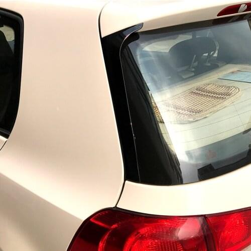 Car Rear Side Wing Spoiler Stickers Trim Cover for Volkswagen Golf 6 MK6 (Not Fit for GTI and R) Accessories Car Styling