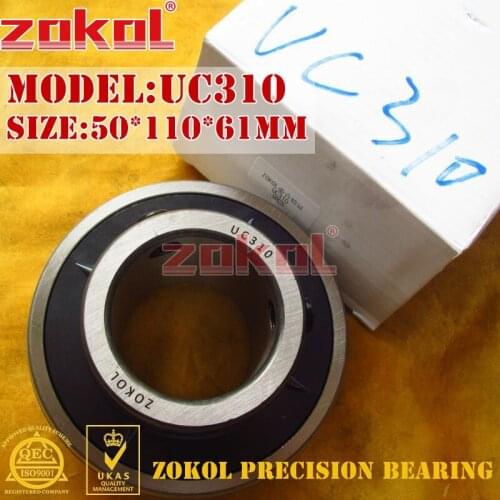 ZOKOL bearing UC310 90610 Pillow Block Ball Bearing 50*110*61mm