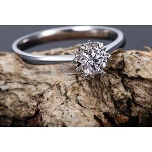 WYJZY 1 Carat Ms. Engagement Ring Classic Engagement Engagement Jewelry Exquisite Ring