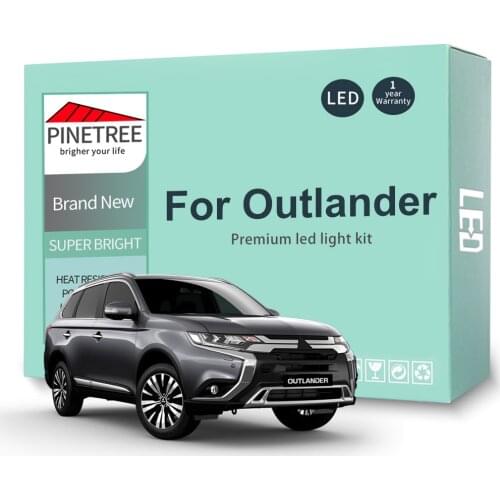 Led Interior Light Kit For Mitsubishi Outlander 2001-2015 2016 2017 2018 2019 2020 2021 Led Bulbs Canbus No Error