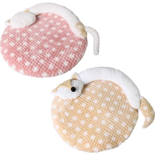 Best Selling Pet Mat Cute Comfortable Warm and Durable Plush Cat & Dog Kennel Pet Cub Mat DB804