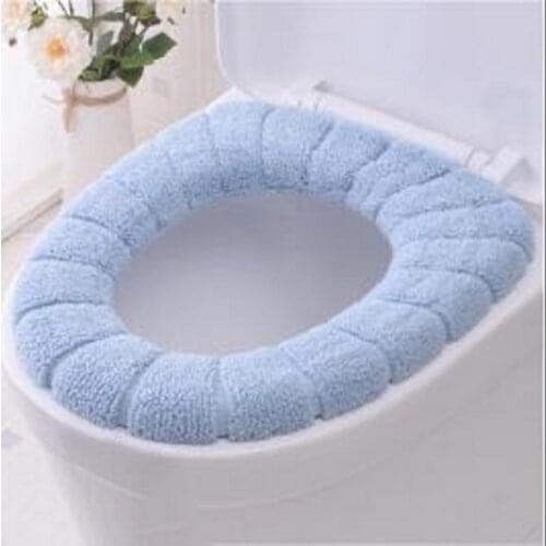 Washable Toilet Cover Pad Toilet Seat Cushion Set for Home Decor Closestool Mat Seat Case Toilet Lid Cover Accessories