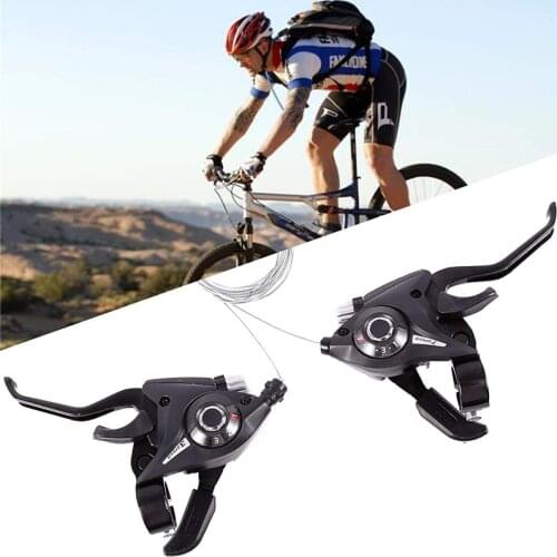 MTB Mountain Bike Shift Lever Transmission Trigger Set for Bike Gear Brake Lever Joint 3x7 21 Speed MTB Mountain Bike Shifter