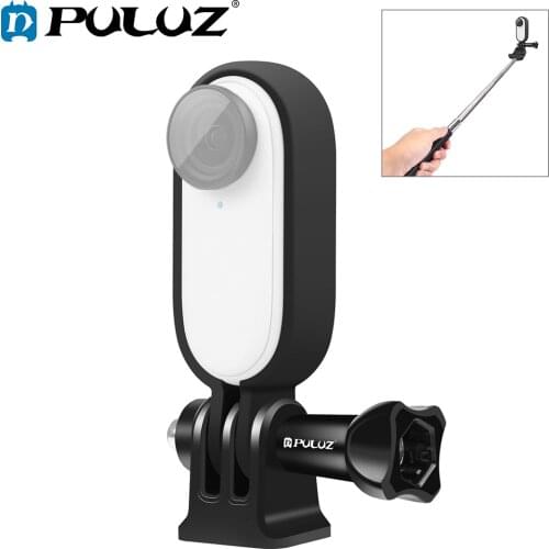 PULUZ Plastic Protective Frame Mount Cage with Tripod Base Adapter for Insta360 GO 2