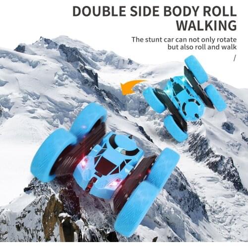 4WD RC Car Remote Control 2.4G Radio Controlled Drift Car 1:28 360 Reversal Vehicle Boy Toys For Children Coche Teledirigido