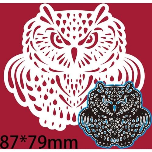 Cutting Dies Cartoon Eagle Stencil Craft for Scrapbook Stamps Dies Embossing Paper Gift Card 87*79mm