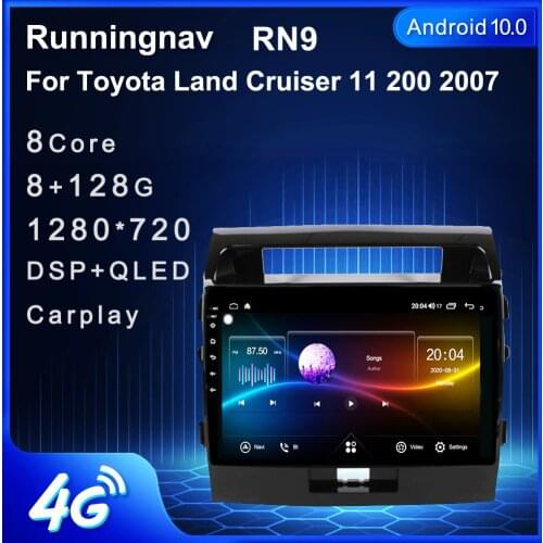 Runningnav For Toyota Land Cruiser 11 200 2007 - 2015 Android Car Radio Multimedia Video Player Navigation GPS