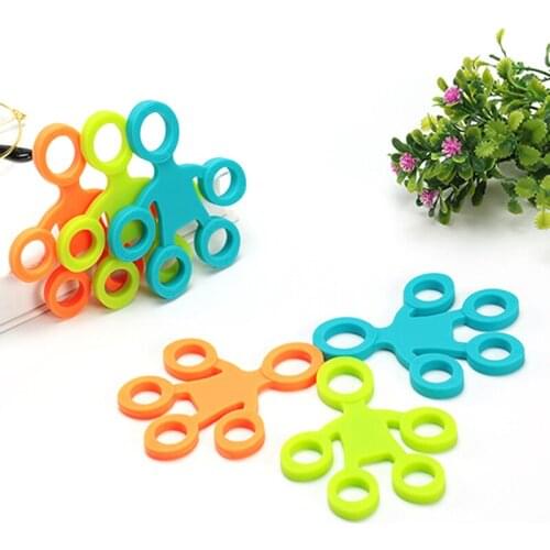 Silicone Ring Gripper Strengthener Exerciser Trainer Resistance Band Fitness Expander 3 Levels Finger Trainer Finger Hand Grip