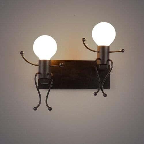 Nordice led wall light wood dining room aisle corridor home deco luminaria de parede