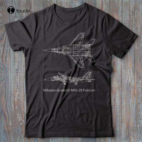 Military T-Shirt Mig 29 Fulcrum, Jet Fighter Plane, Russian Airforce, Cccp Tee Shirt
