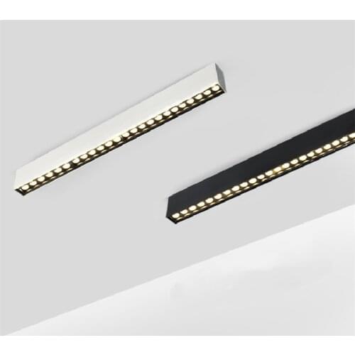 Dimmable Recessed Strip CREE LED Ceiling Lights 10W 20W 30W 40W LED Downlights AC85~265V LED Strip Lamp Indoor Lighting