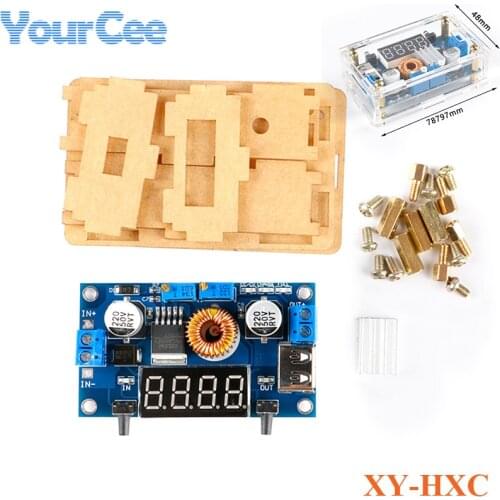 XY-HXC DC DC 5A Step Down Buck Power Module CC CV Power Display LED Drive Lithium Battery Charging with Shell