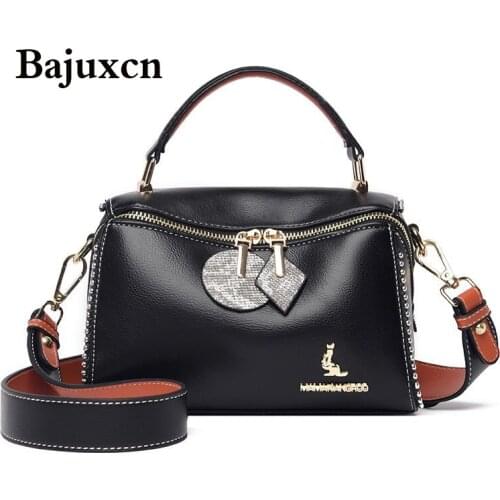 Rivet Brand Designer PU Leather Crossbody Bags For Women 2021 new Simple Fashion Shoulder Bag Lady Luxury Small Handbags
