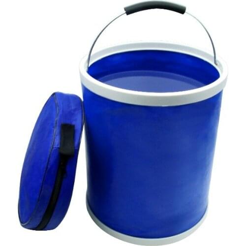 13L Portable Folding Bucket Outdoor Picnic Fishing Car Washing Pail