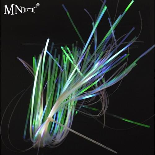 MNFT 2Bag Pearl Color Flat Flash Flashabou Mylar Holographic Tinsel Fishing Fly Tying