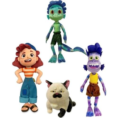 45cm Disney Luca Alberto Sea Monster Plush Toys Cartoon Anime Figures Stuffed Animals Plush Kids Toys for Boys Birthday Gifts