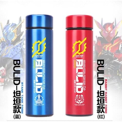 Anime Kamen Rider ZERO-ONE 01 BUILD DECADE Cup 304 Stainless Steel Water Cup Vacuum Cup Water Bottle Cosplay Prop Xmas Gift