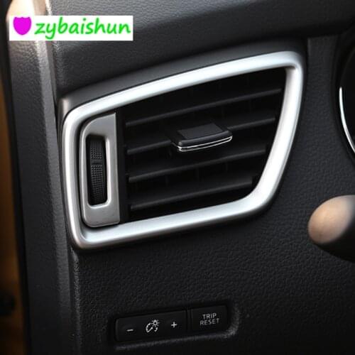 Decorative frame for Nissan Qashqai stainless steel output regulator J11 2014-2016 X-TRAIL Xtrail T32 2013-2015 2 parts / tool