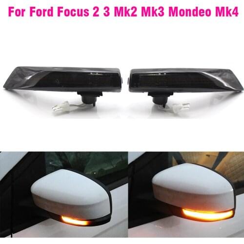 For Ford Focus 2 MK2 Focus 3 MK3 3.5 For Mondeo MK4 EU Dynamic Turn Signal Light Side Mirror Indicator Sequential Blinker Lamp