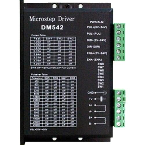 DM556 or DM542 2-phase Digital Stepper Motor Driver 42/57/86 servo Driver For CNC Engraving Machine