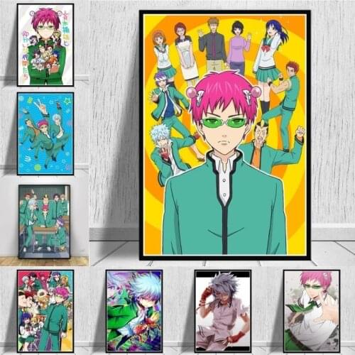 Hd Prints Home Decor Saiki Kusuo No Psi Nan Canvas Poster Painting Wall Art Modular Japanese Anime Picture Frame For Living Room