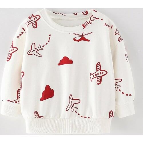 Quality Brand New 2021 Terry Cotton Children Clothing Infant Babe Kids Boy Sweater Hoodies Sweatshirts T-shirt Baby Boys Clothes