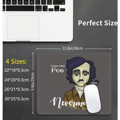 Edgar Allan Poe Mouse Pad DIY Print Edgar Allan Poe Egdar Allen Poe The Raven Gotic Horror Gothic