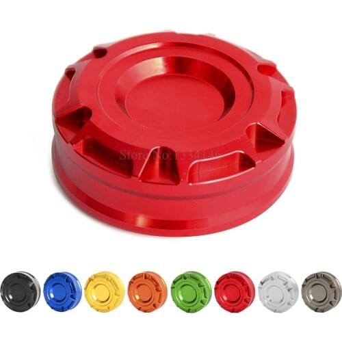 NICECNC Rear Brake Fluid Reservoir Cover Cap For Honda CBR600RR CBR1000RR Kawasaki Z750 Z1000 ZX6R ZX9R ZX10R Suzuki BMW Yamaha