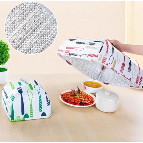 Cartoon Kitchen Folded Food Cover Umbrella Hygiene Style Kitchen Food Dish Cover Kitchenware Outdoor Picnic Food Covers