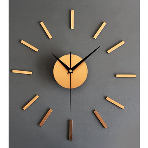 3d DIY Clock Wall Watch Mechanism Creative Clocks Self-adhesive Hidden Stash Clock Retro-vintage Horloge Murale Decor SC364