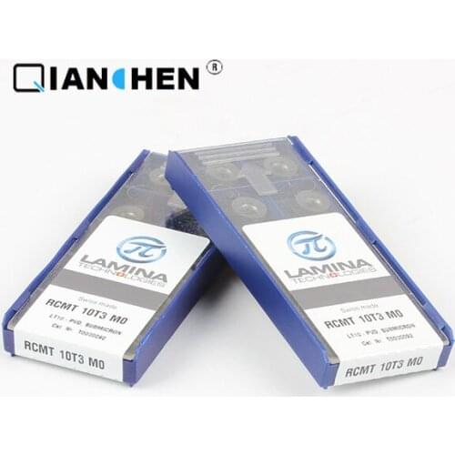 Genuine original high quality high-performance LAMINA RCMT 10T3 MO LT10 (10pcs/lot) tungsten Carbide Cutting tools inserts