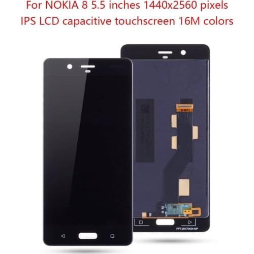 Original 5.3" Display For NOKIA 8 LCD Display Touch Screen Digitizer Assembly Replacement For NOKIA 8 LCD Display N8 Screen