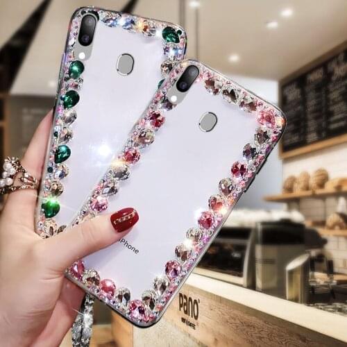 Suitable For Samsung Galaxy M20 Mobile Phone Shell Luxury Rhinestone Shatter-resistant Shell