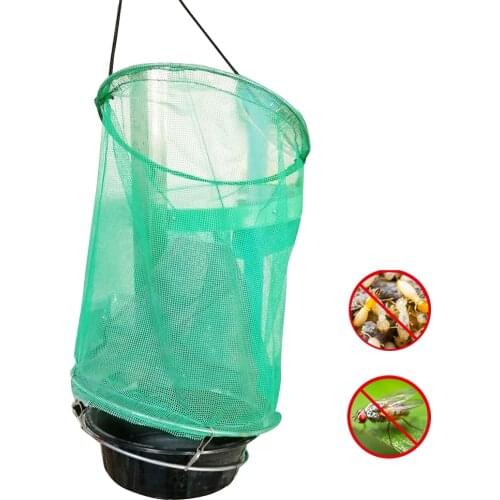 Hanging Folding Mosquito Capture Catching Fly Mesh Net Cage Pest Control Bait Trap Catcher Killer