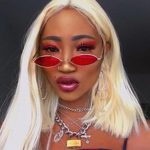 ONEVAN Small Retro Sunglasses Women Male Vintage Oval Metal Men Round Sun Small Frame Glasses Eyewear Female Gafas De Sol uv400