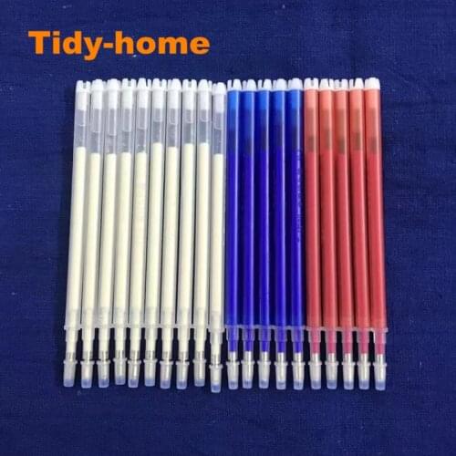 20pcs/pack Good Quality Heat Erasable Pen High Temperature Disappearing Pen Embroidery Drawing Pen Refill For Fabric Leather