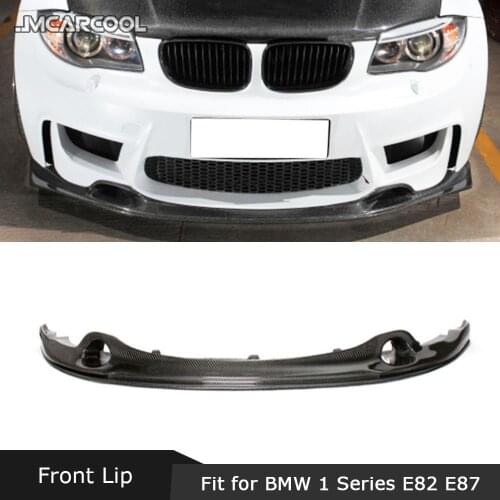 Carbon Fiber / FRP Front Lip Spoiler Chin Splitters For BMW 1 Series E82 E87 1M Coupe 2-Door 2011 Bumper Guard Car Styling