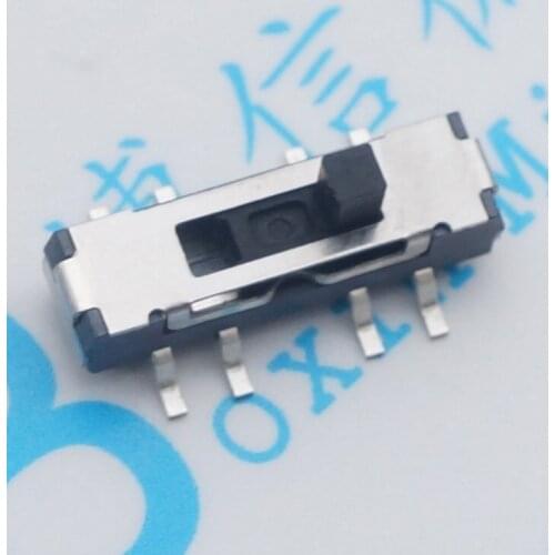 10Pcs/Lot Handle 2Mm 8-Pin Patch Mss23D19 Three-Shift Switch Three-Step Slide Switch Patch