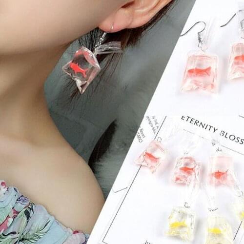 5pcs Cute 25mm Small Fish Candy Resin Stone Child Earring Drop Necklace Pendant Diy Making Handmade Jewelry Finding C27