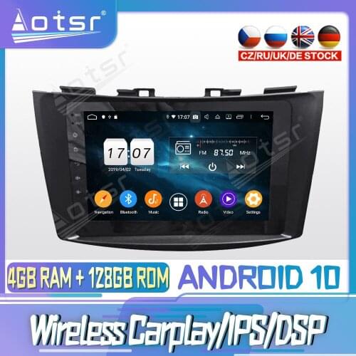 Android 10 PX6 128G For Suzuki SWIFT 2013 2014 2016 DVD GPS Navigation Auto Radio Stereo Video Multimedia Player HeadUnit 2din