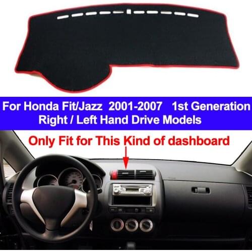 Car Auto Dashboard Cover Dashmat Pad Carpet Dash Mat Cushion For Honda Fit Jazz 2001 2002 2003 2004 2005 2006 2007 Car Styling