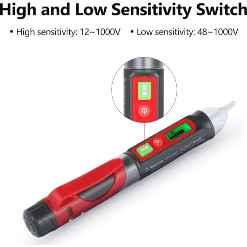 Digital Test Pencil Voltage Tester AC Voltage Detector LCD NCV Tester Electricity Detector Voltmeter