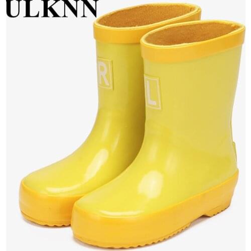 Childrens Casual Boots Baby Cute Cartoon Kids Rubber Boots Kindergarten Students Waterproof Boots Baby Water Shoes Wholesale
