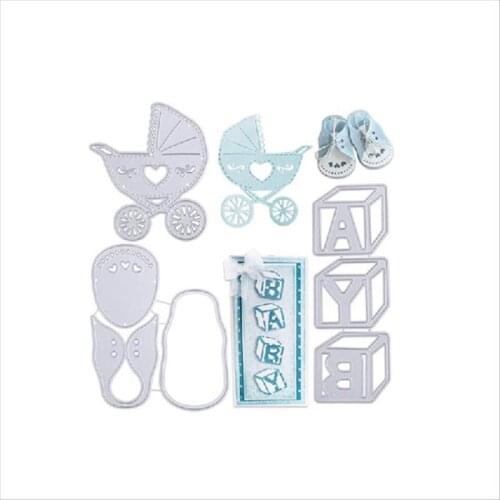 Childrens carts, and shoes Metal Cutting Dies for DIY Scrapbooking Album Paper Cards Decorative Crafts Embossing Die Cuts