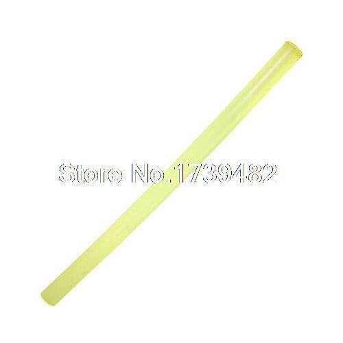 30mm Diameter 20" Long Flexible Yellow Polyurethane PU Rod Stick