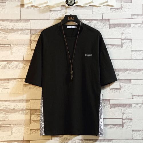 Short Sleeve T Shirt For MenS Nice Summer Black White Tshirt Top Tees Classic Brand Fashion Clothes Plus Size M-5XL O NECK
