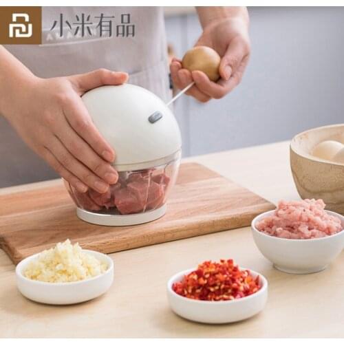 Hot Youpin Jordan Judy Meat Grinder Vegetable Fruit Chopper Food Processor Shredder Manual Meat Slicer Cutter Blender Chopper