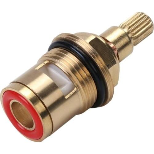 Brass Ceramic Tap Valve Faucet Cartridge Bathroom Hot Cold Water Mixer Valve 964E